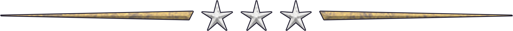 pointer divider line with 3 stars