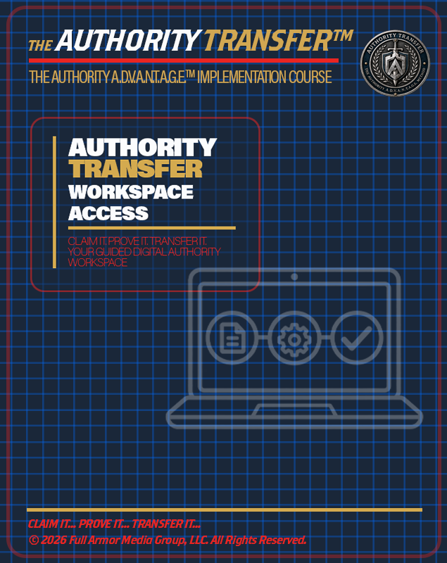 Authority Transfer Workspace Access, optional add-on