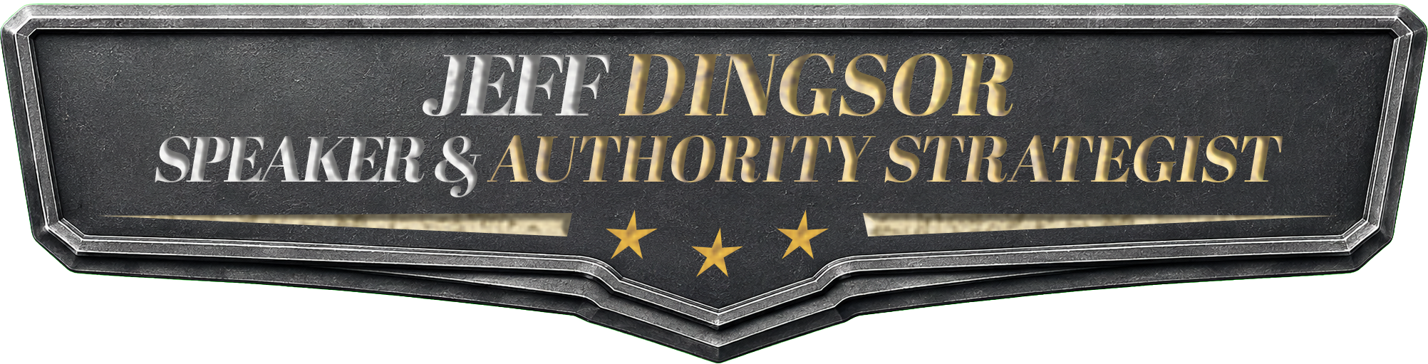 JEFF DINGSOR SPEAKER